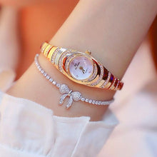 Load image into Gallery viewer, Small Dial Watch Women Charm Bracelet
